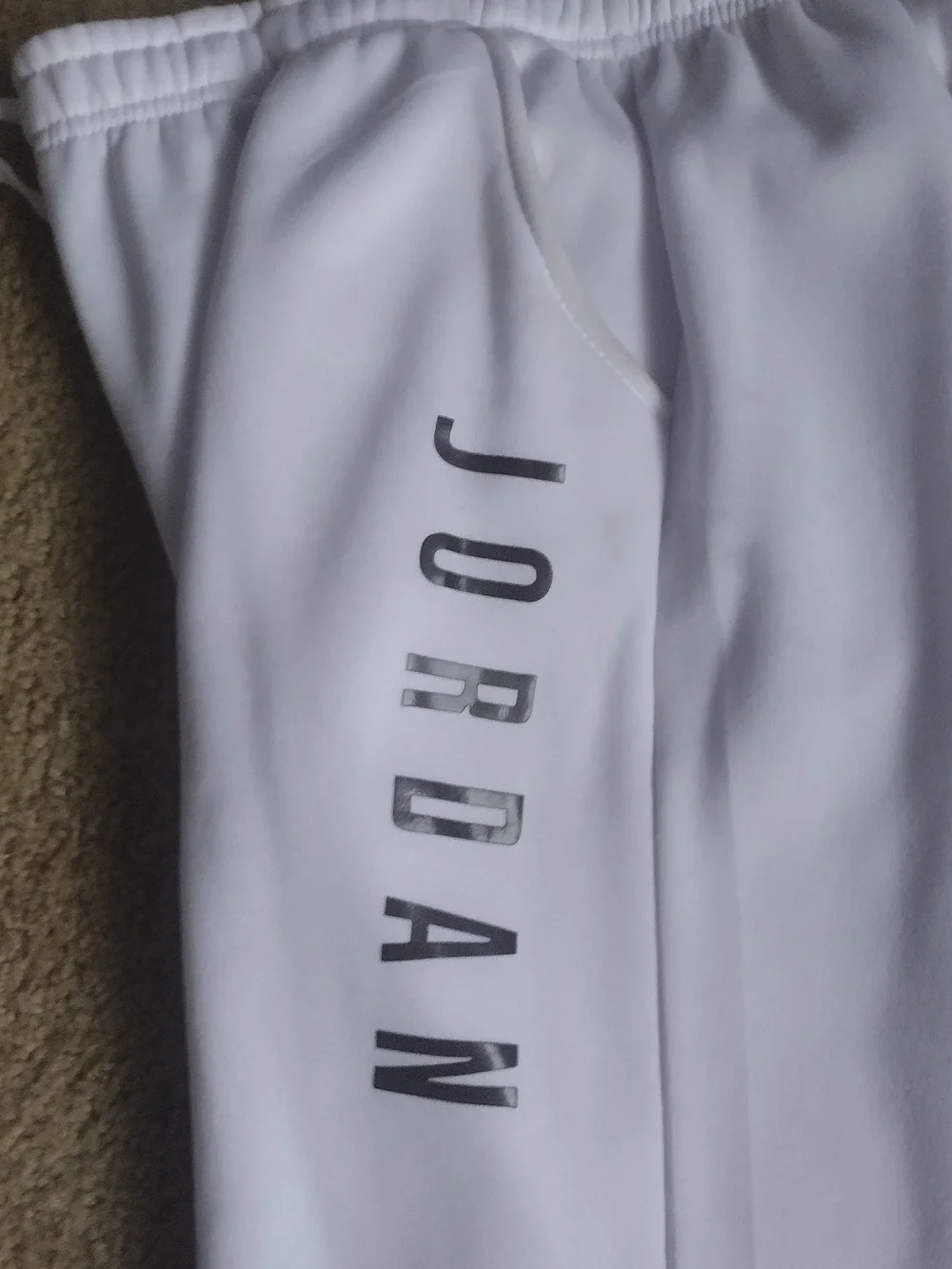 Jordan Men’s White Jogger Pants 2xl $8
